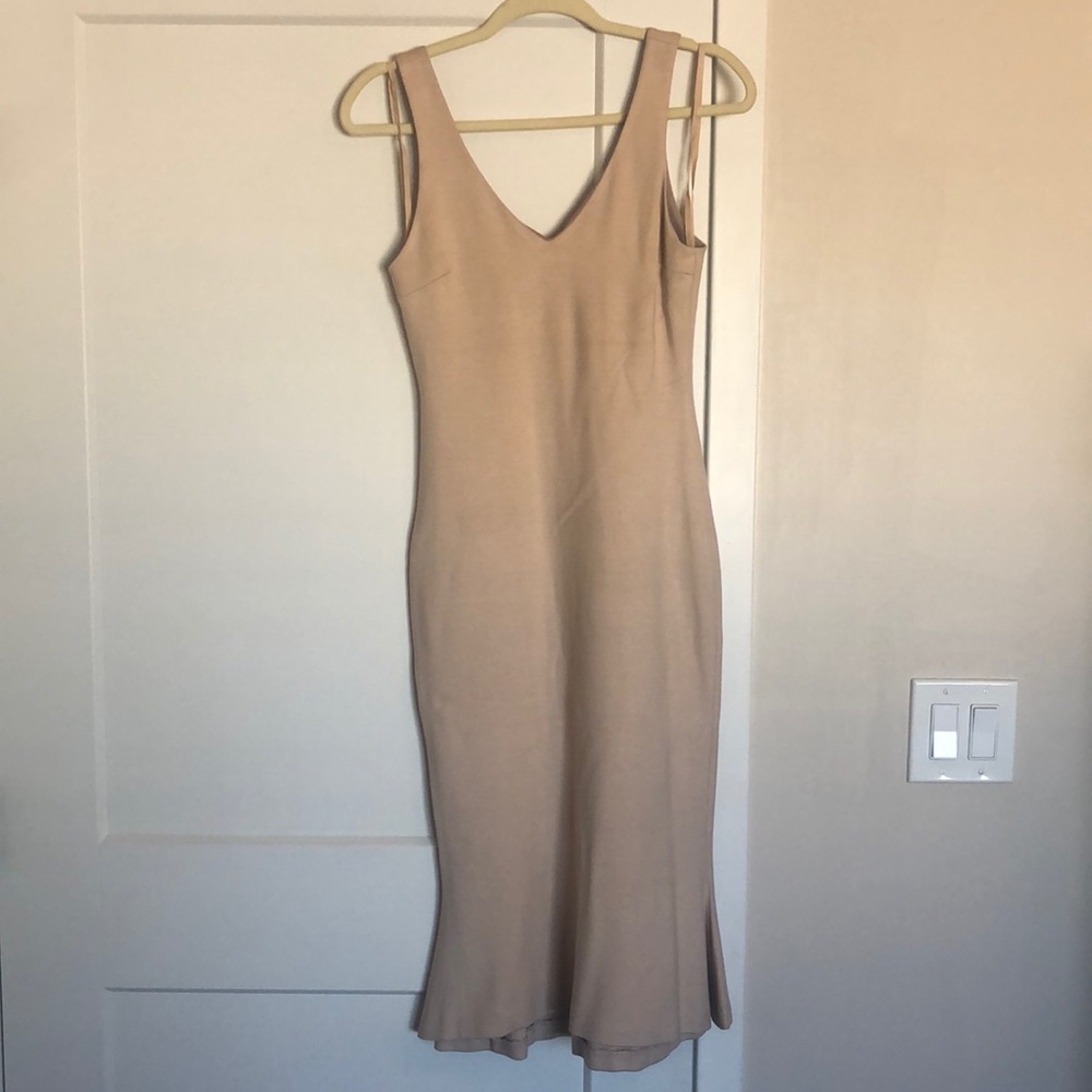 L’Agence Nude Body-Con Midi Dress!